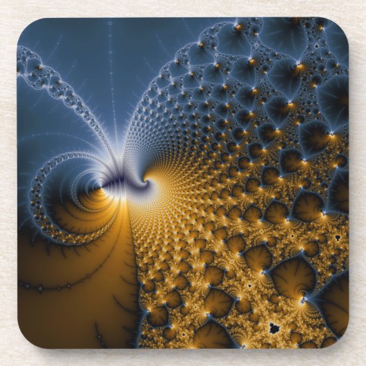 Weitere Informationen: Fraktal Art Getränkeuntersetzer (Vorderseite)