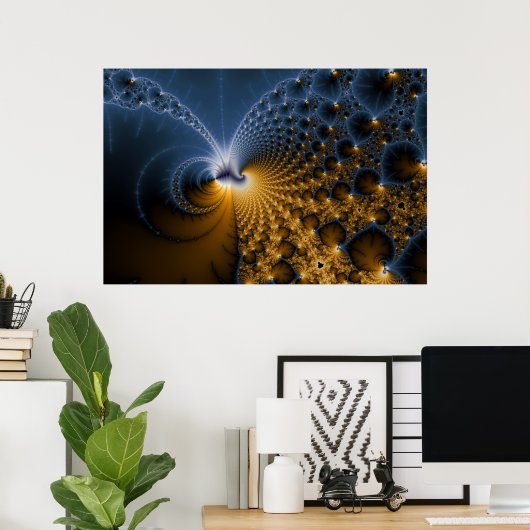 Weitere Informationen: Fraktal Art Poster (Heimbüro)