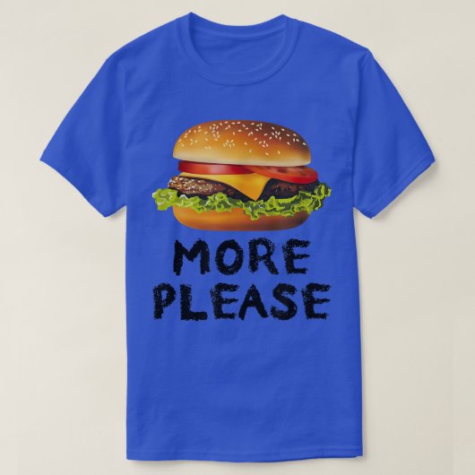 Weitere Informationen: Funny Hamburger T-Shirt (Design vorne)