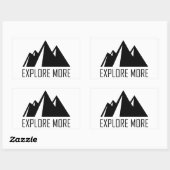 Weitere Informationen Rechteckiger Aufkleber (Blatt)