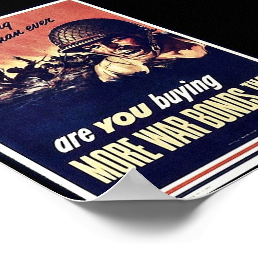 Weitere Kriegsanleihen Poster (Ecke)