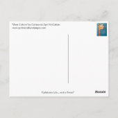 WEITERE KULTUR Cartoon Postcard bis April McCallum Postkarte (Rückseite)