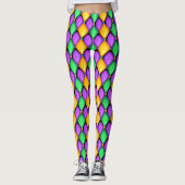 Weitere Mardi Gras Diamonds Pop Mode Leggings (Vorderseite)