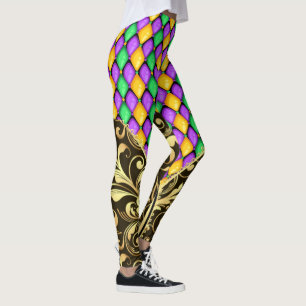 Weitere Mardi Gras Diamonds Pop Mode Leggings