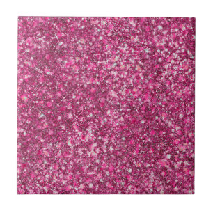 Weitere Mellow Magenta Pink Color Imitats Glitzer Fliese