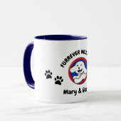 Weitere Nachbarn - personalisierte Umarmung Tasse (Vorderseite Links)