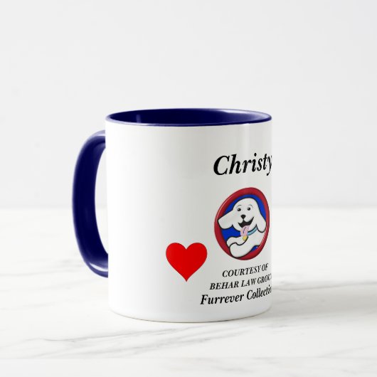 Weitere Personalisierte Corporate Coffee Tasse (Vorderseite Links)