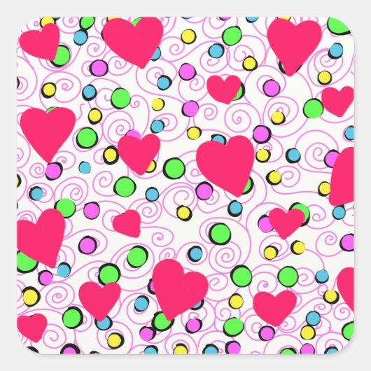 Weitere Quadratischer Aufkleber (Vorderseite)