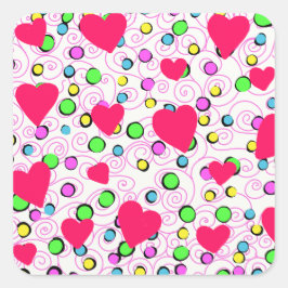 Weitere Quadratischer Aufkleber