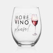 Weitere Weine Weinkultur im Brautparty Weinglas Ohne Stiel (Rückseite)