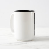 Weiterentwicklung ohne Familie Zweifarbige Tasse (Vorderseite Links)