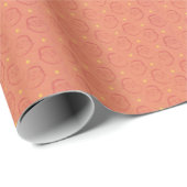 Weiterer Weihnachten rot Geschenkpapier (Rolleneckpunkt)