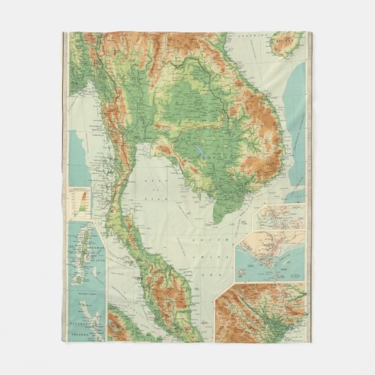 Weiteres Indien Fleecedecke (Vorderseite)