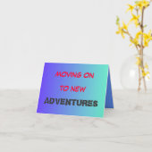 Weiterfahrt zu neuen Abenteuern>Abschiedskarte Karte (Gelbe Blume)