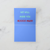 Weiterfahrt zu neuen Abenteuern>Abschiedskarte Karte (Innenseite)