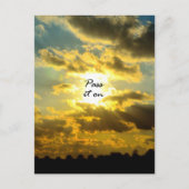 Weitergeben Postkarte (Vorderseite)