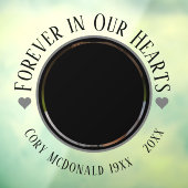 WEITERHIN IN UNSEREM HERZENSPEICHER, AUTO FENSTERAUFKLEBER (Blatt 3)