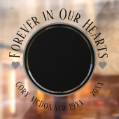 WEITERHIN IN UNSEREM HERZENSPEICHER, AUTO FENSTERAUFKLEBER (Blatt 2)