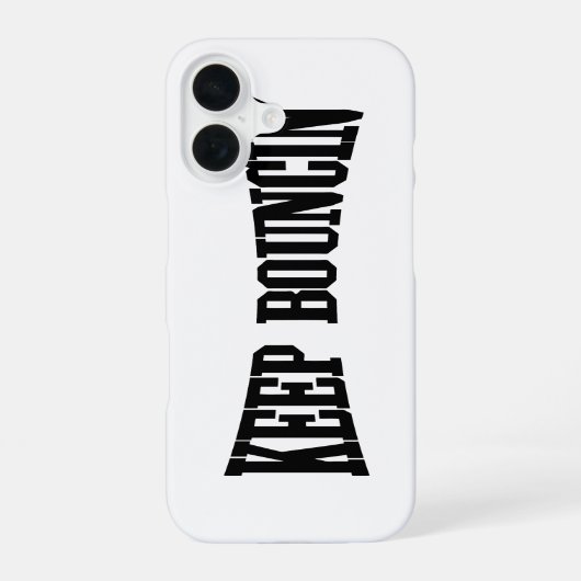 Weiterhüpfen iPhone 16 Hülle (Rückseite)