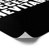 Weitermachen, als ob Erfolg unvermeidlich ist stoi Poster (Ecke)