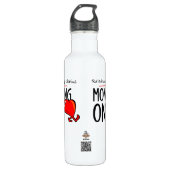 Weitermachen Edelstahlflasche (Vorderseite)