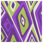 Weites heraus Retro psychedelisches abstraktes Stoff (Nahaufnahme)