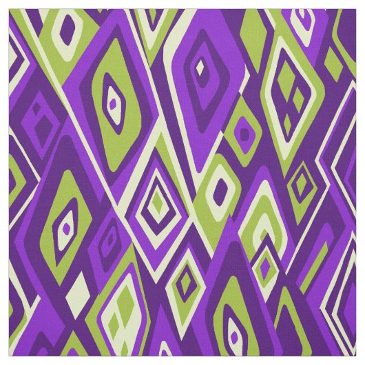 Weites heraus Retro psychedelisches abstraktes Stoff (Muster)
