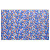 Weites heraus Retro psychedelisches abstraktes Stoff (Yard (91,4 cm))