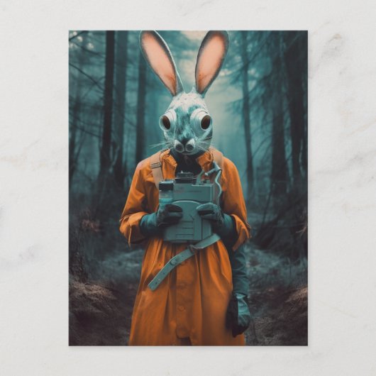 Weites Rabbit Postkarte (Vorderseite)