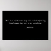 Weites Sprichwort Poster (Vorne)