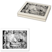 Weithalsschwein Gummistempel (Stempel)