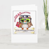 Weitläufige Abschluss-Karte Karte (Vorderseite)