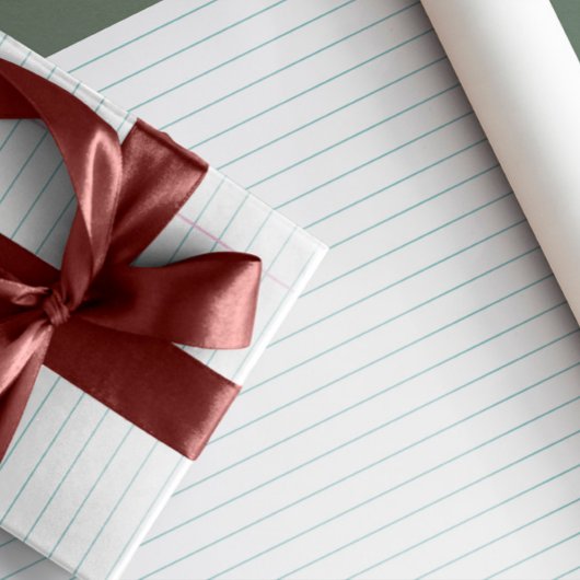 Weitläufiges Notebook-Wrapping-Papier Geschenkpapier