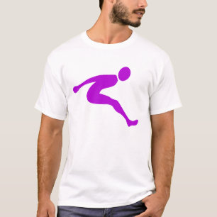 Weitsprung - Violett T-Shirt