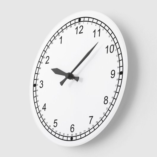 Weitwinkeltakt Große Wanduhr (Winkel)