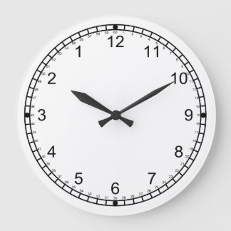 Weitwinkeltakt Große Wanduhr