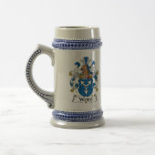 Weitzel Familienwappen Bierglas (Links)