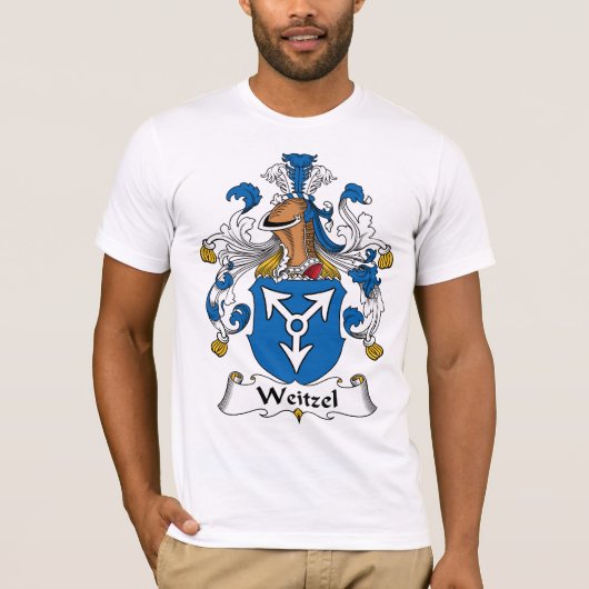 Weitzel Familienwappen T-Shirt (Vorderseite)