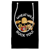 Weize rockt euch lustige Nahrungskanone dunkle BG Kleine Geschenktüte (Vorderseite)