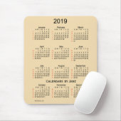 Weizen 2019 52 Wochen-Kalender durch Janz Mousepad (Mit Mouse)
