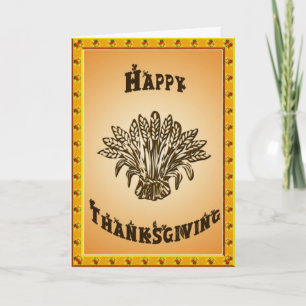 Weizen 2 feiertagskarte