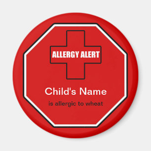 Weizen Allergie Medikale Allergie Warnhinweis Magn Magnet