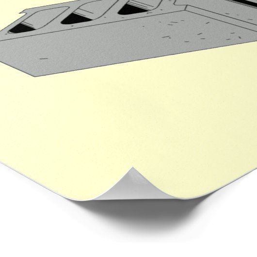 Weizen als Ganzes glutenfrei Poster (Ecke)