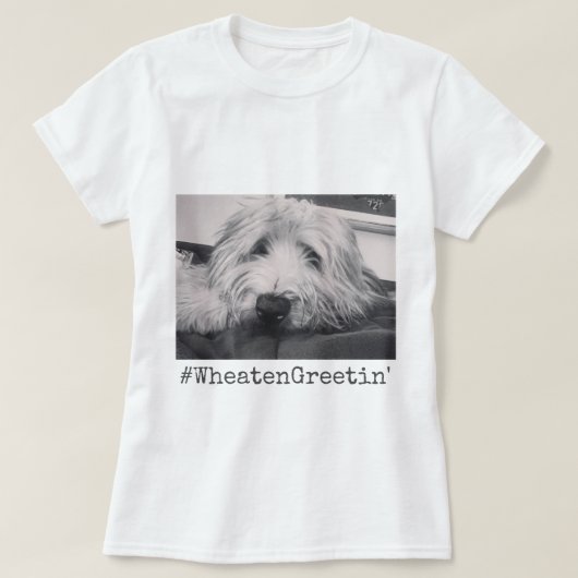 Weizen Begrüßung T-Shirt (Design vorne)