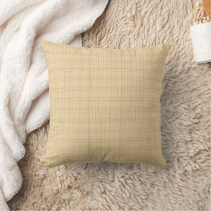 Weizen Beige Weave Throw Kissen