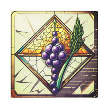 Weizen Buntglas Metallkunst