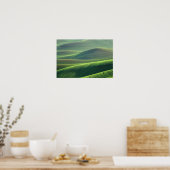 Weizen entspannen in den Hügeln des Palouse Poster (Küche)