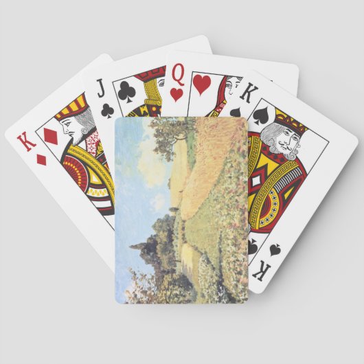 Weizen-Feld Alfred Sisleys | Spielkarten (Rückseite)