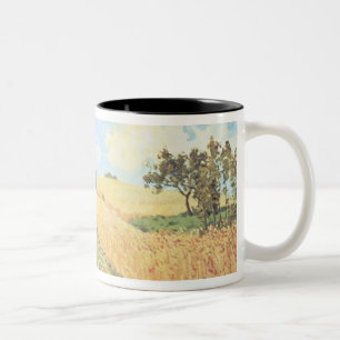 Weizen-Feld Alfred Sisleys Zweifarbige Tasse