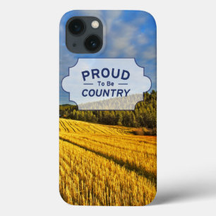Weizen-Feld nach Ernte iPhone 13 Hülle